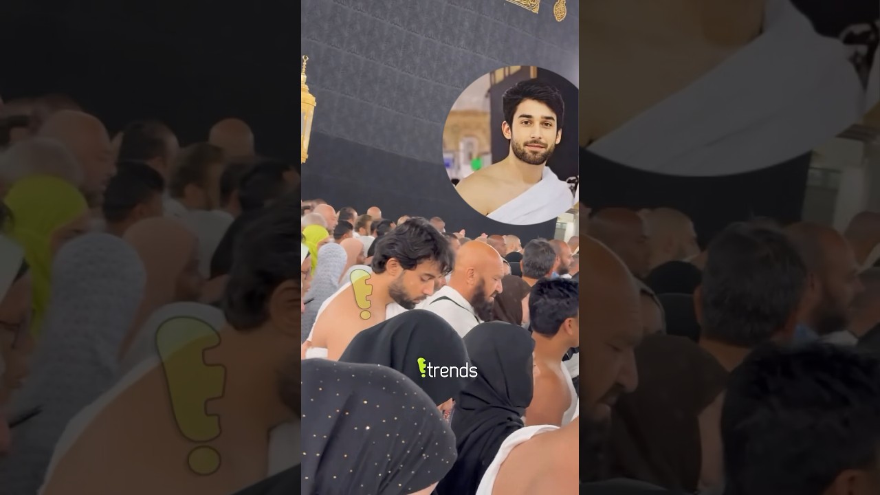 Bilal Abbas Khan performing Tawaf around the Kaaba in the heart of Makkah 💖😍
