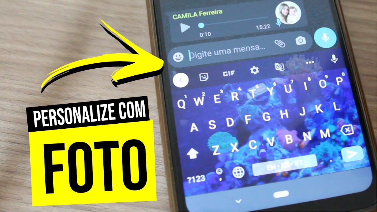 COMO PERSONALIZAR O TECLADO DO CELULAR