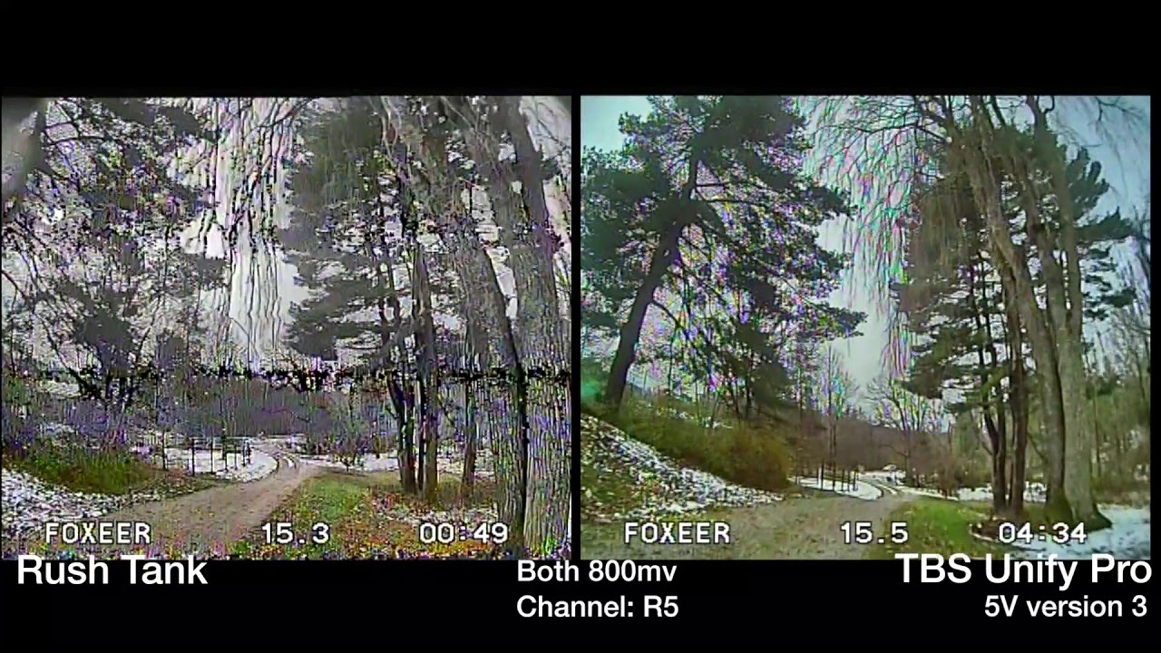 Rush tank VS TBS unify pro 5v v3 VTX fpv