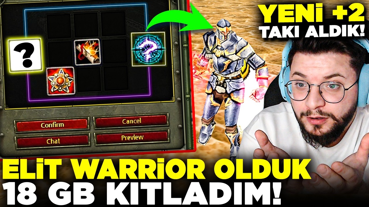 KAFAYI YEDİM! UPGRADE’DEN 18GB KÂR! +2 TAKI ALDIK! | SIFIRDAN WARRİOR #21 | Knight Online