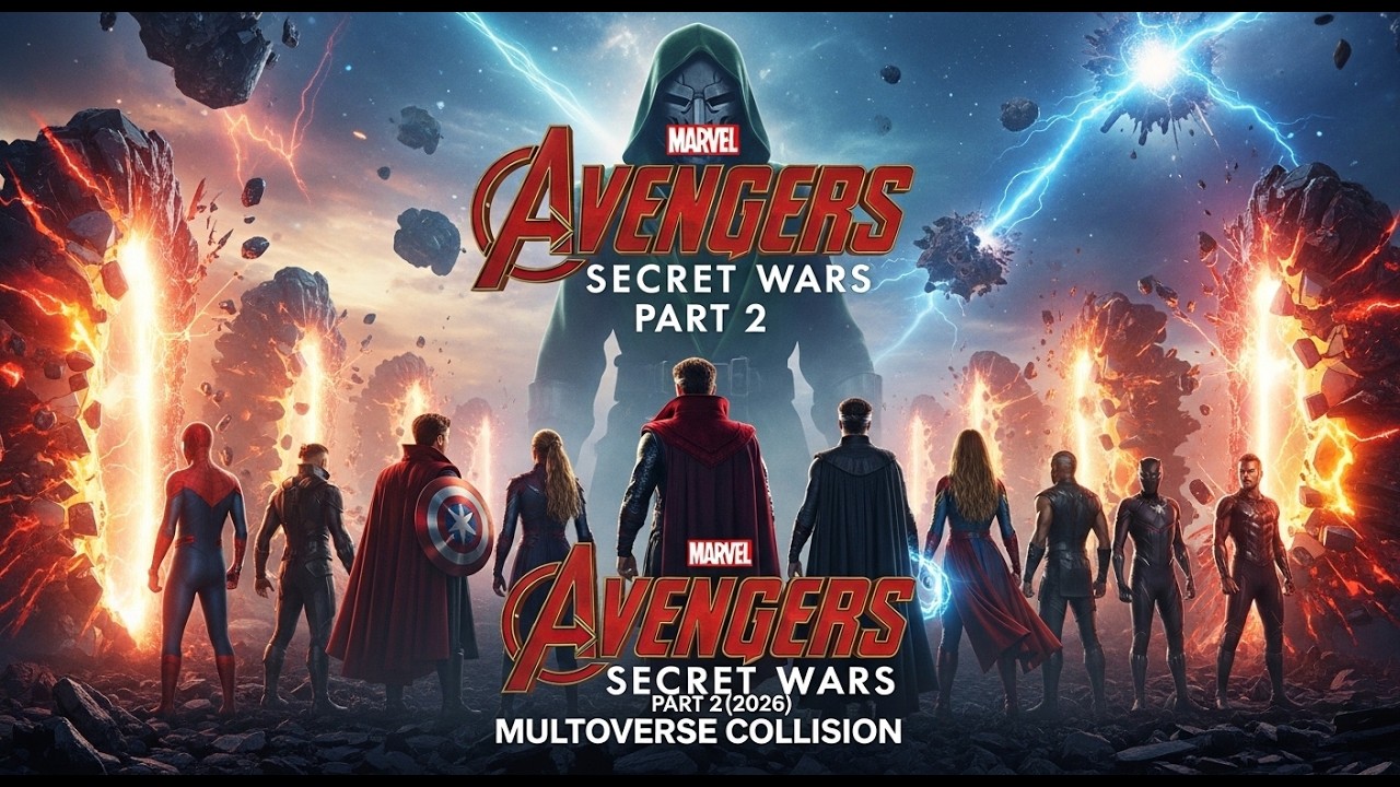 Upcoming Avengers: Secret Wars – Part 2 (2026) | Full Breakdown, Multiverse War, Cast, Theories