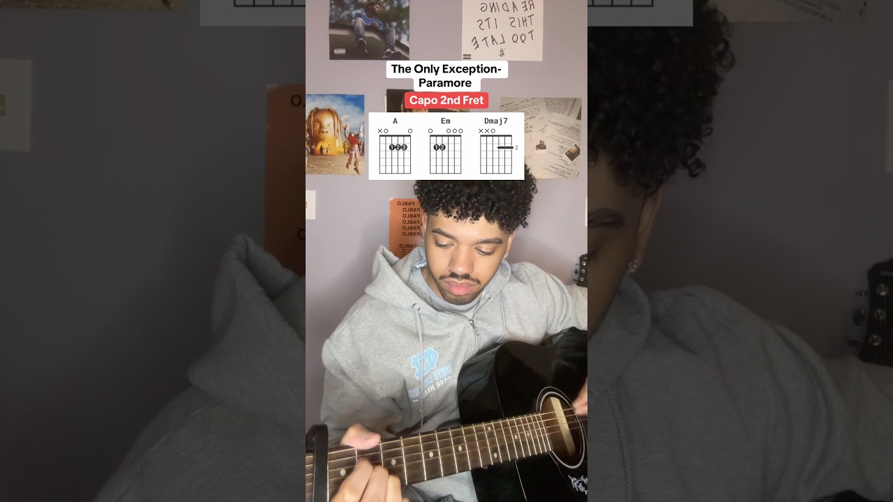 Learn how to play The Only Exception by Paramore! #guitartutorial #guitar #paramore