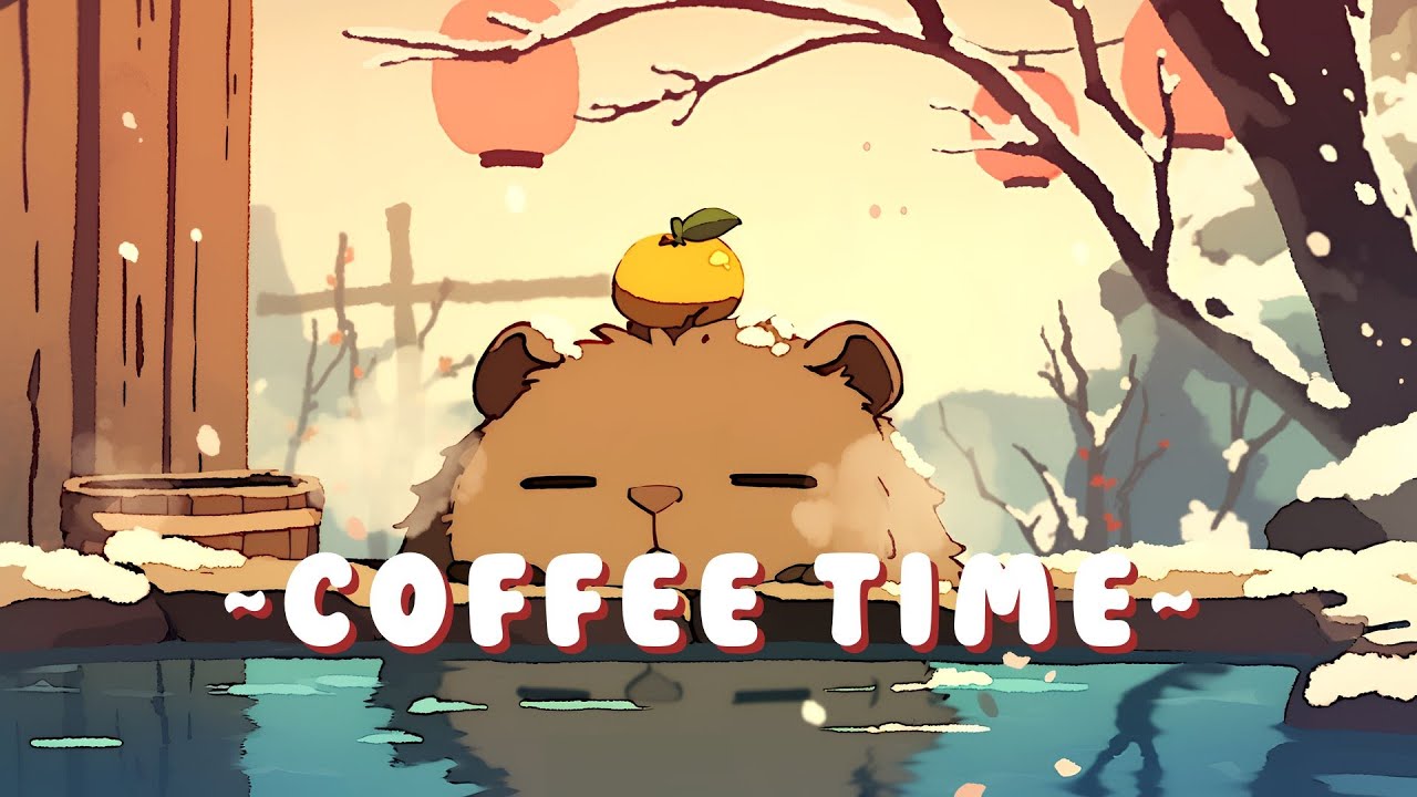 Capybara Chill Station - Relaxing Tunes Collection ~ Cozy Times ~ 📚 🎵