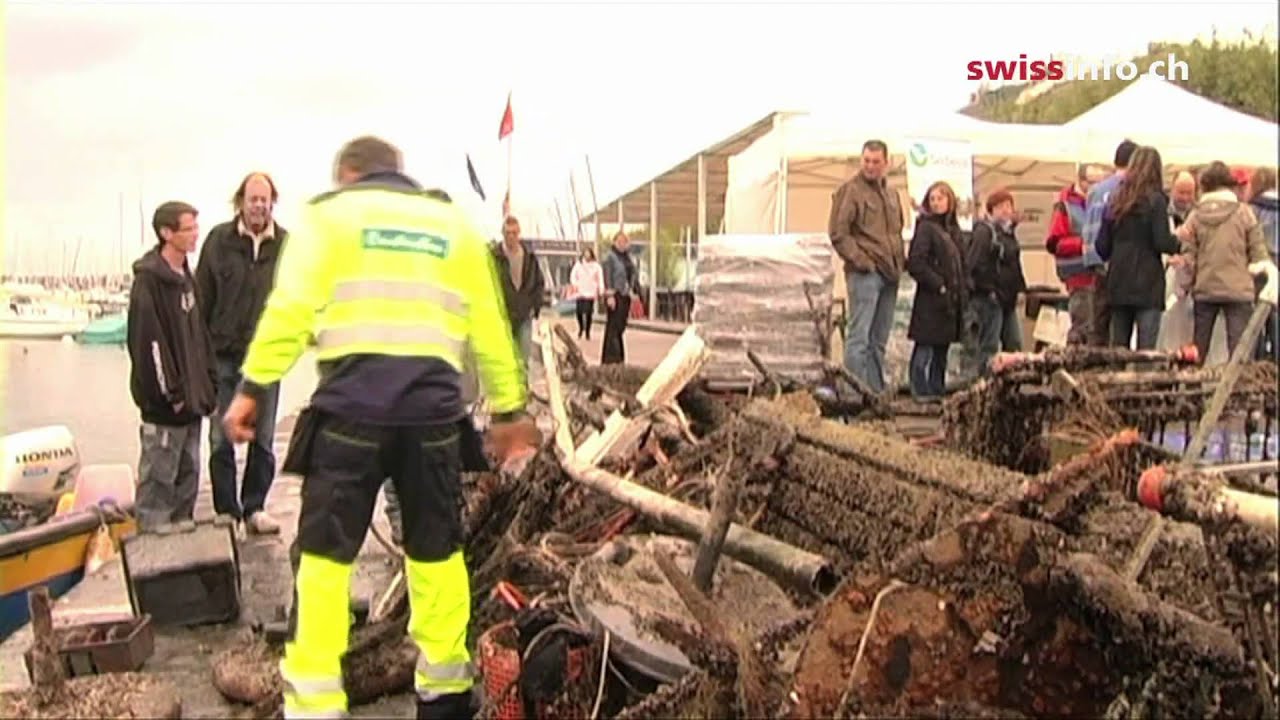Lake Geneva's large scale rubbish clean up