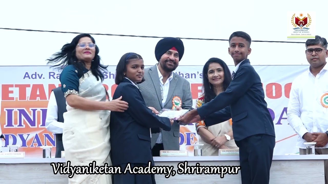 Proudly flying high with Vidyaniketan Academy, Shrirampur - Jai Hind!