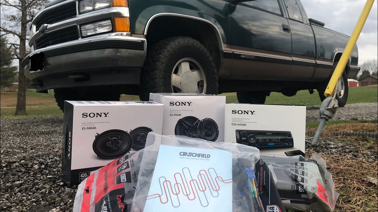 Installing a NEW Radio and Speakers on my 1995 Chevrolet K1500!