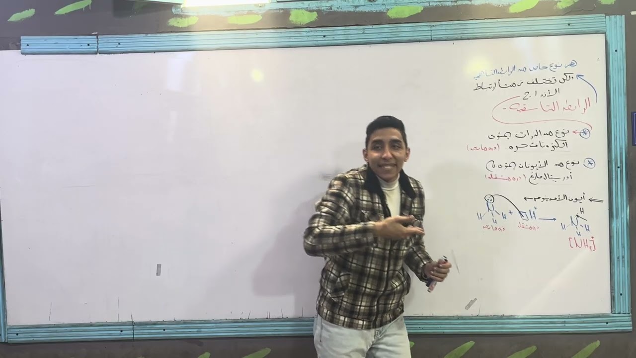 الرابطه التناسقيه والهيدروجينية للصف الثاني الثانوي 