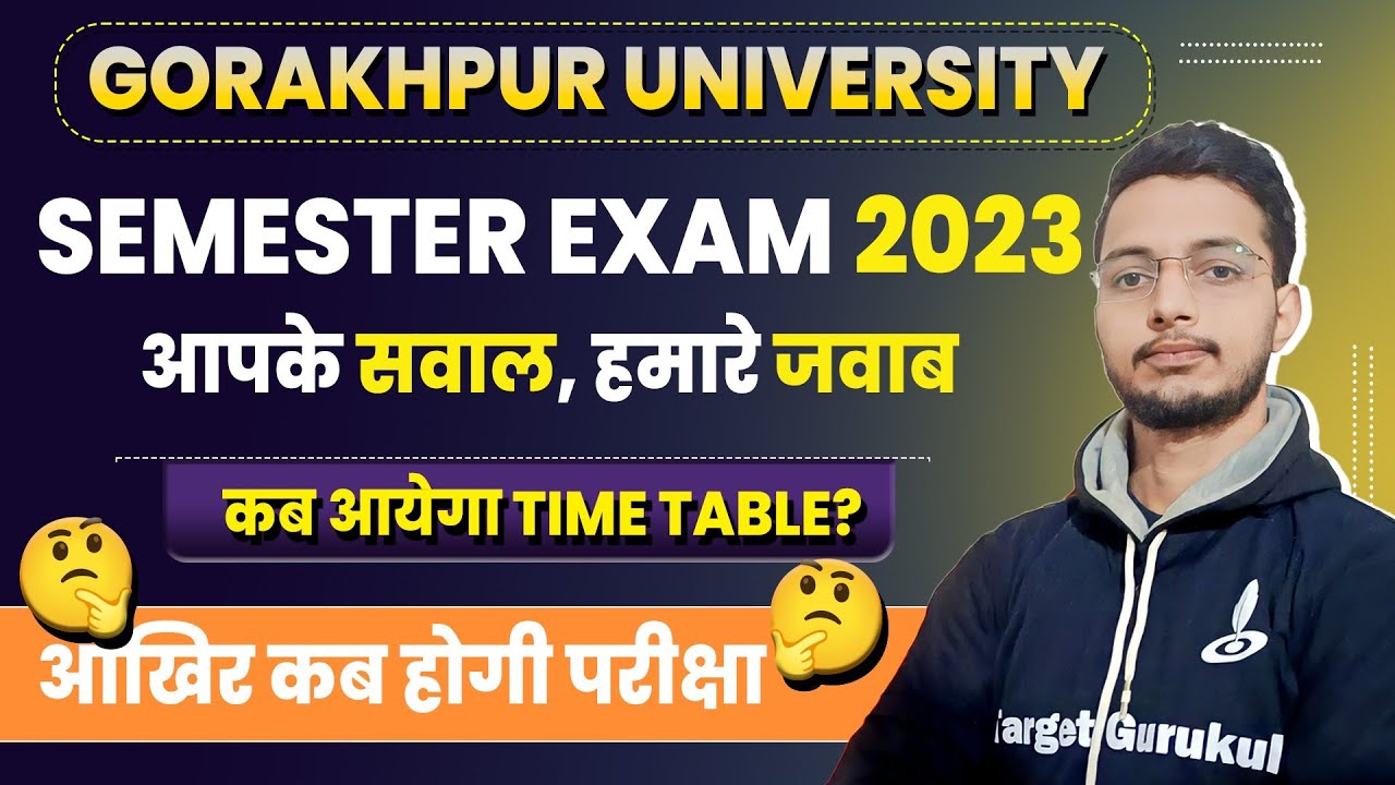 DDU Semester Exam Time Table 2023 कब🙄 | Exam कब होगा? | Ba, Bcom, Bsc, LLB | 1ST,3RD,5TH Semester