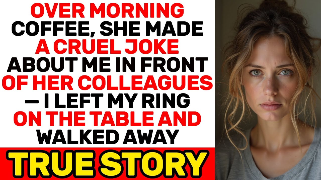 At a Morning Café She Made a Cruel Joke About Me — I Left My Ring on the Table