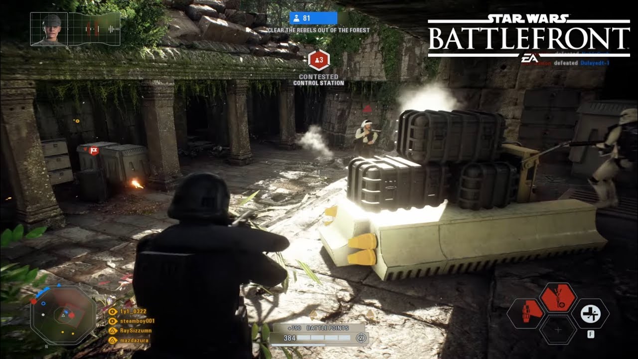 Star Wars Battlefront 2: Galactic Assault Gameplay | Yavin 4