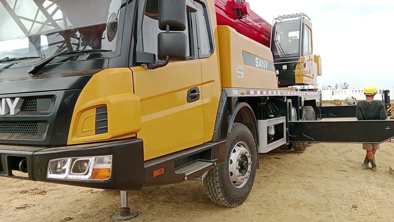 Crane sany 25 ton dan aksesorisnya