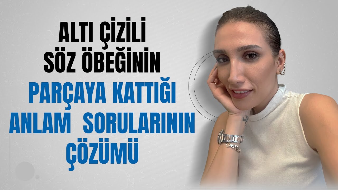 Altı Çizili Söz Öbeğinin Parçaya Kattığı Anlam Soruları #lgs #lgstürkçe