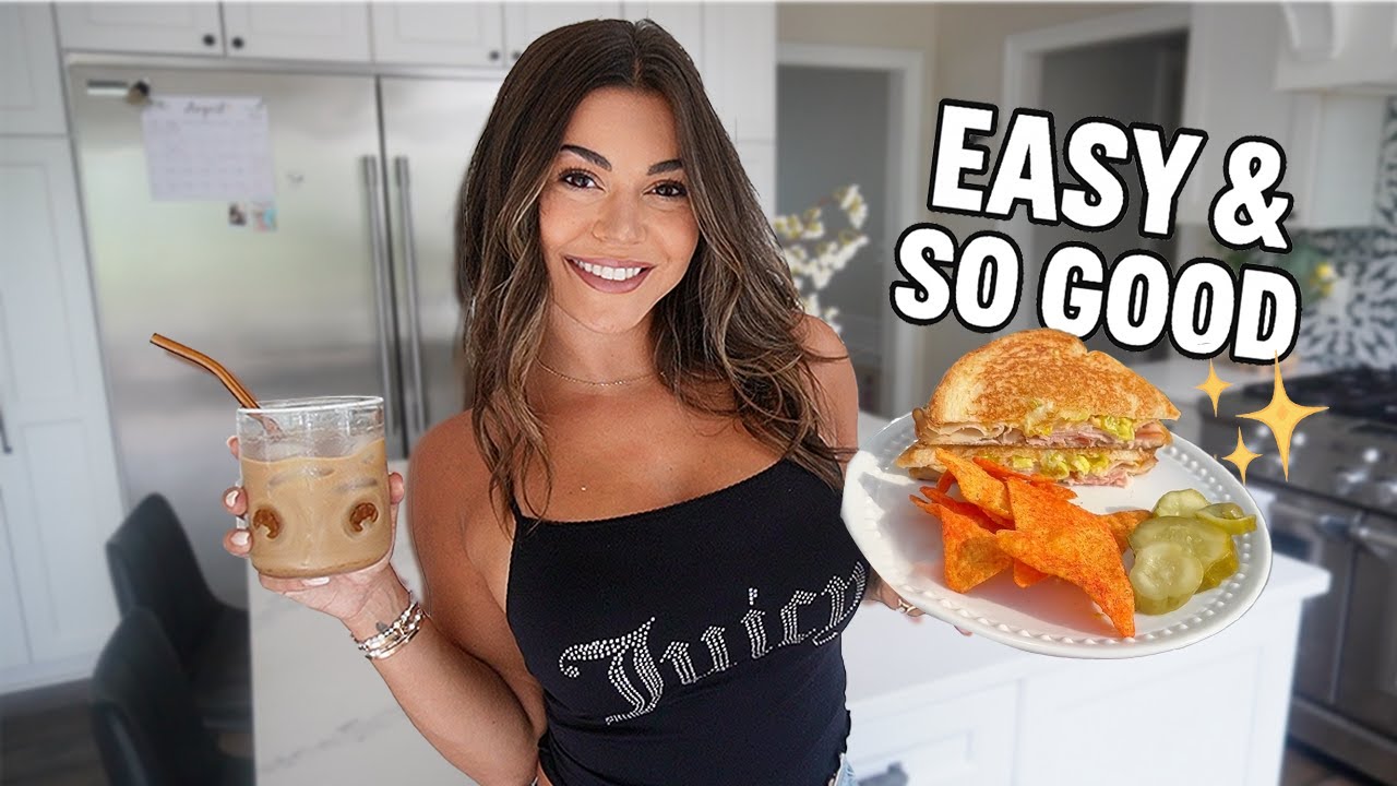 What I Really Eat & Cook in a Day 🍝✨ (easy & DELISH meals!)