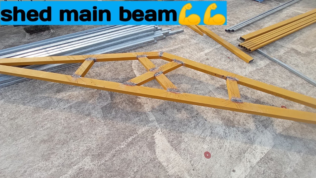 How to build a really solid shed on home tarrace |step by step process #engineering #fabrication #yt