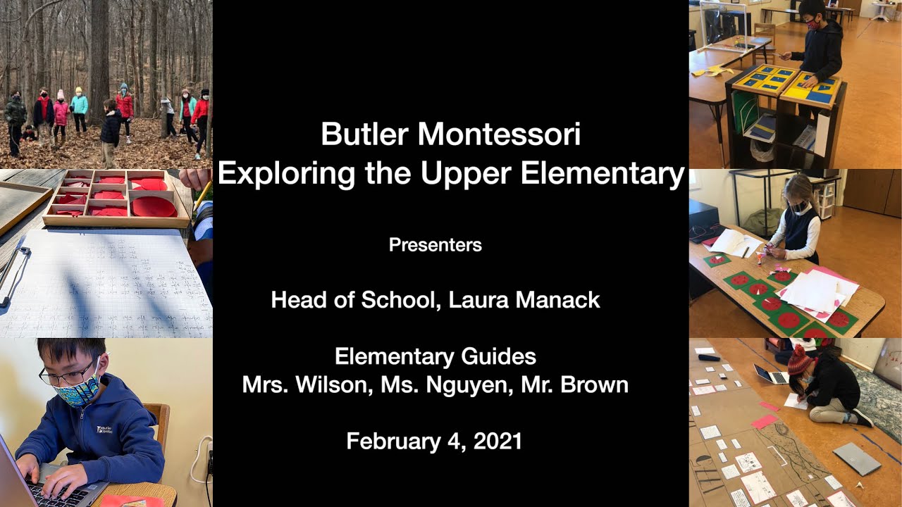 Exploring the Montessori Upper Elementary