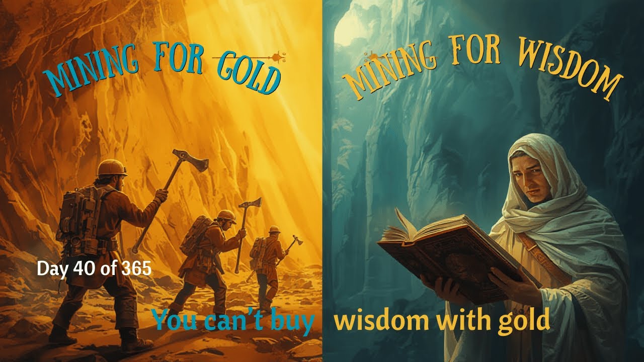 Wow! Job 28! I We get answers to: What is wisdom? How to measure understanding?