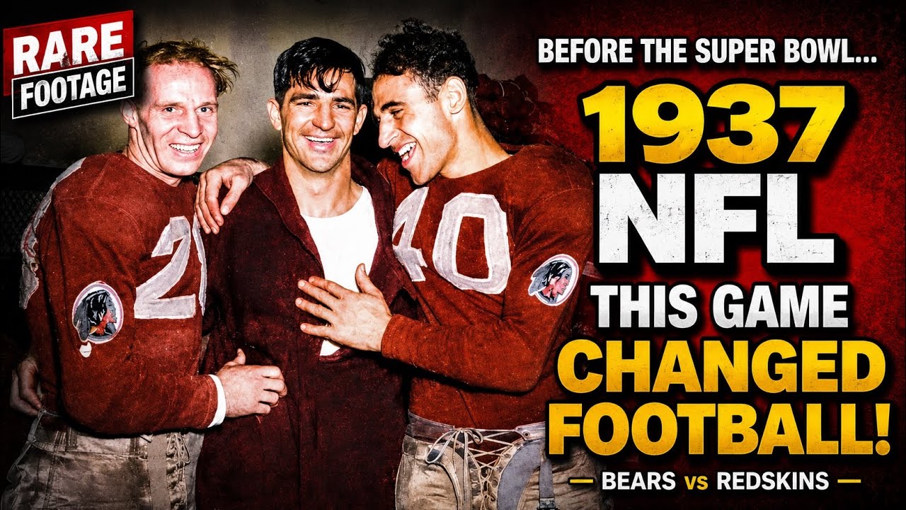 Видеозапись финального матча чемпионата НФЛ 1937 года 🏈⭐️ «Чикаго Беарз» против «Вашингтон Редски...