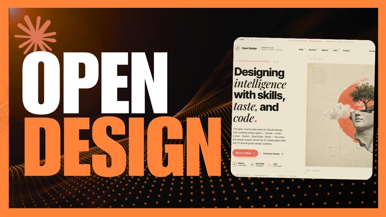 Открытый дизайн &mdash; Claude Design с открытым исходным кодом! Полностью бесплатная система проектиро...