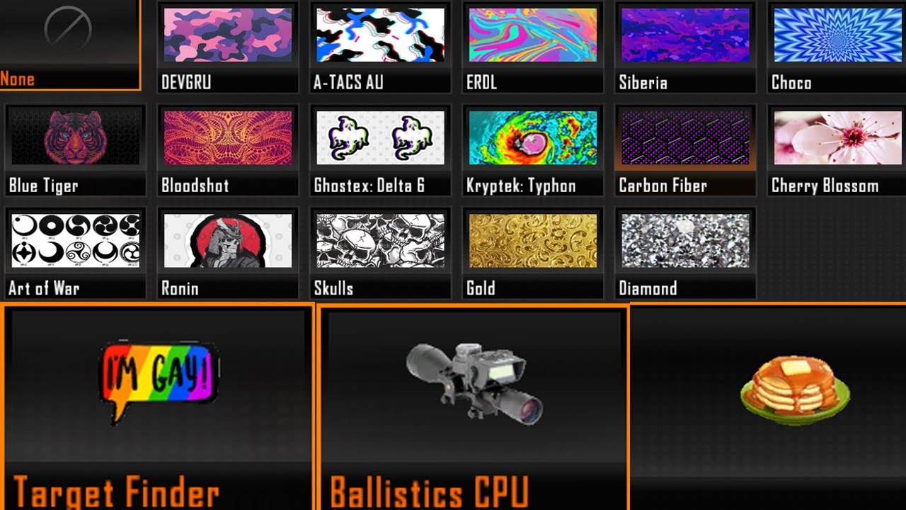 Custom EVERYTHING! (Camo Pack #1) -- BO2 Plutonium
