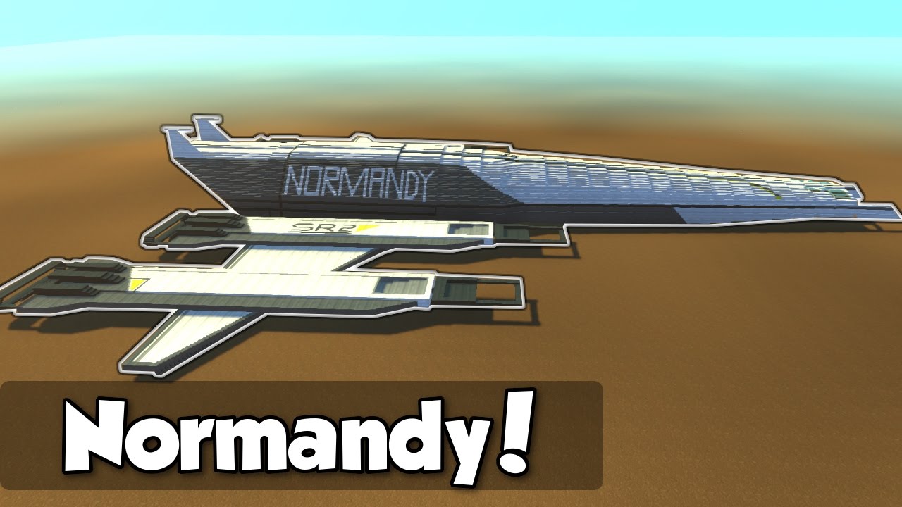 The Normandy SR2 in Scrap Mechanic! - Viewer Creation Showcase & Gameplay