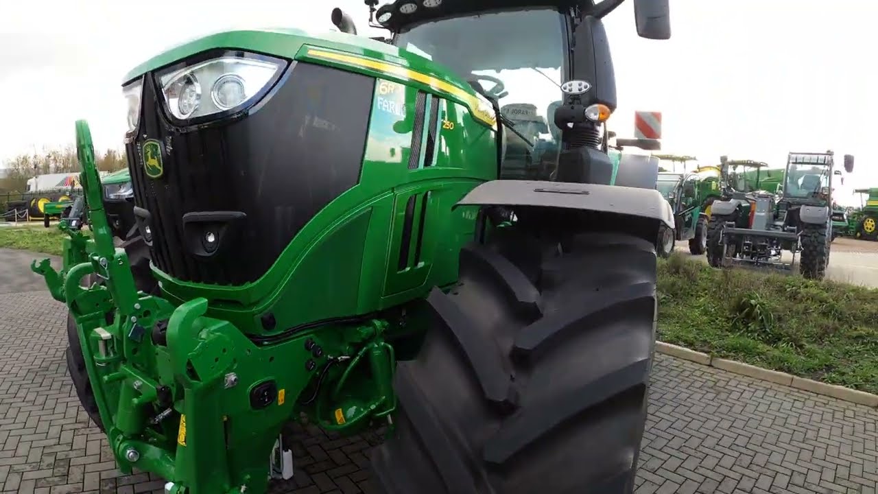 2025 John Deere 6R 250 6.8 Litre 6-Cyl Diesel Tractor (250 HP) Farol Ltd
