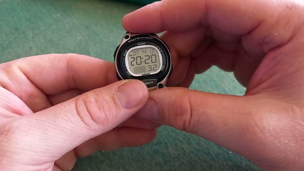 how to use the duel time on a casio lw-203