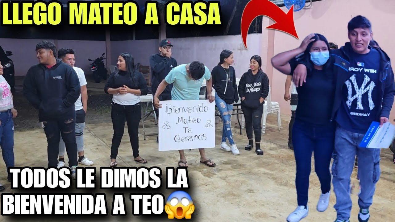 Asi Le Dimos La Bienvenida A MATEO😭Llorando Llego TEO Y DAYANA Despues De Mucho Tiempo😱