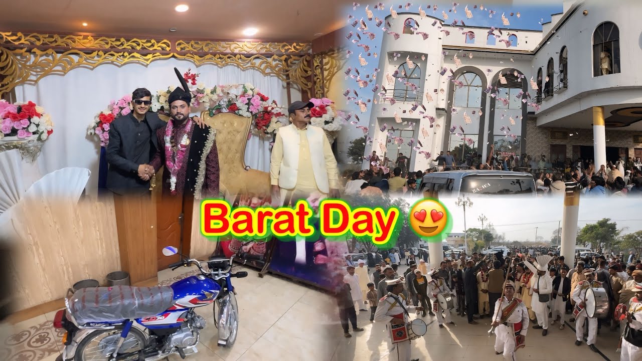 Cousin Ki Barat🥰Motor Bike Gift Kar Di 😍/Koki pendu/Zohaib pendu/Hamza sidhu 