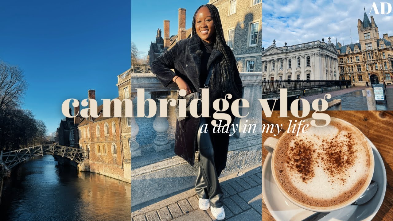 CAMBRIDGE VLOG | a day in my life exploring and shooting in Cambridge! 🎥