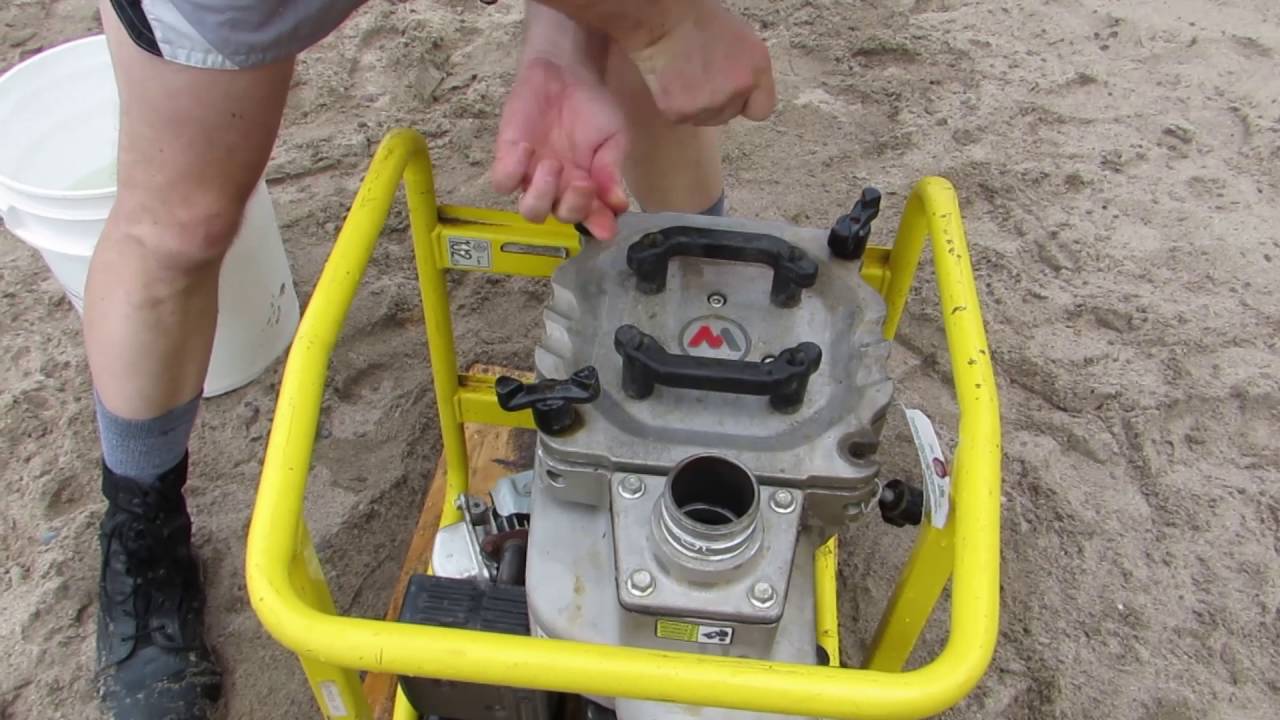 Trash Pump Cleaning and Assembly