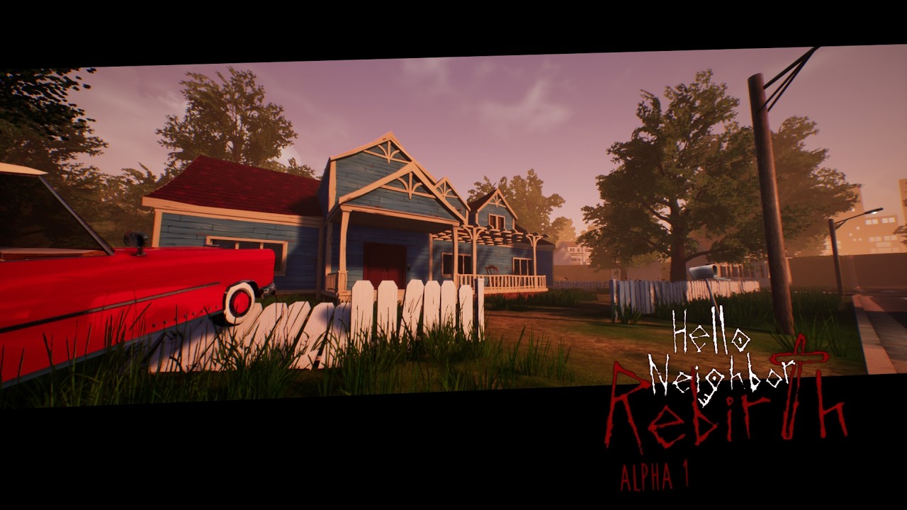 Hello neighbor: Rebirth Alpha 1 (Fangame) Gameplay