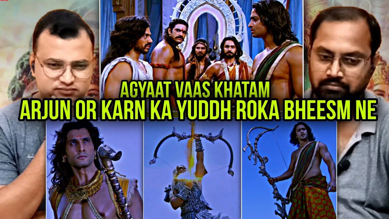 Mahabharat Episode 170 Part 2 | Reaction | Bheeshm stopped the war between Arjun and Karn.