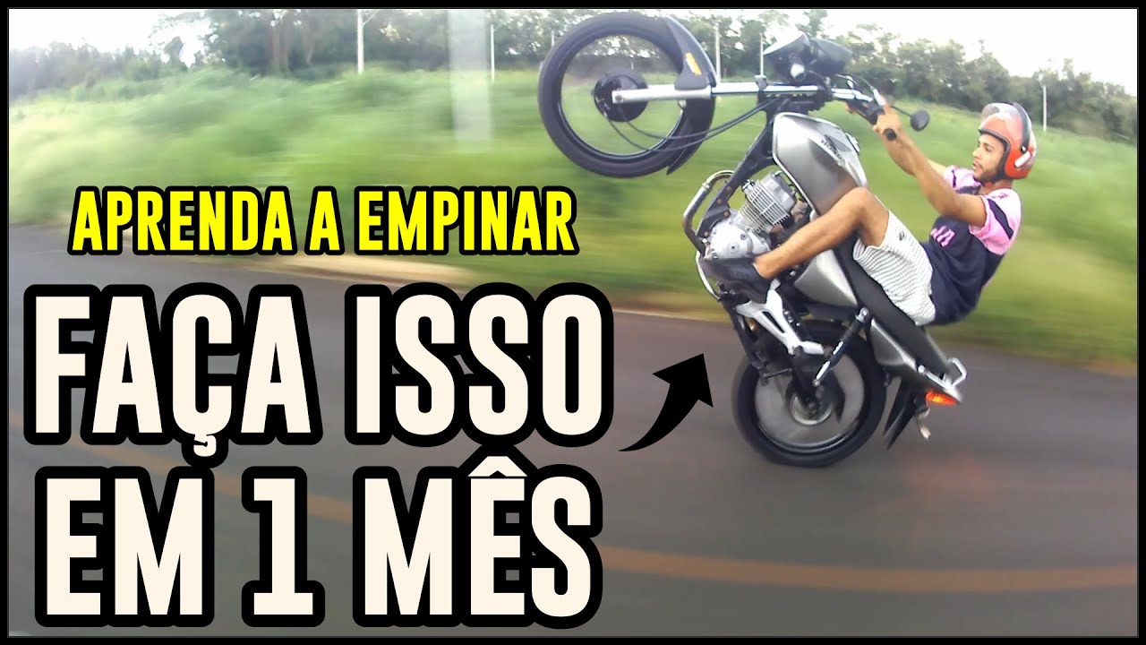 COMO APRENDER A EMPINAR MOTO (JEITO FACIL E RAPIDO)