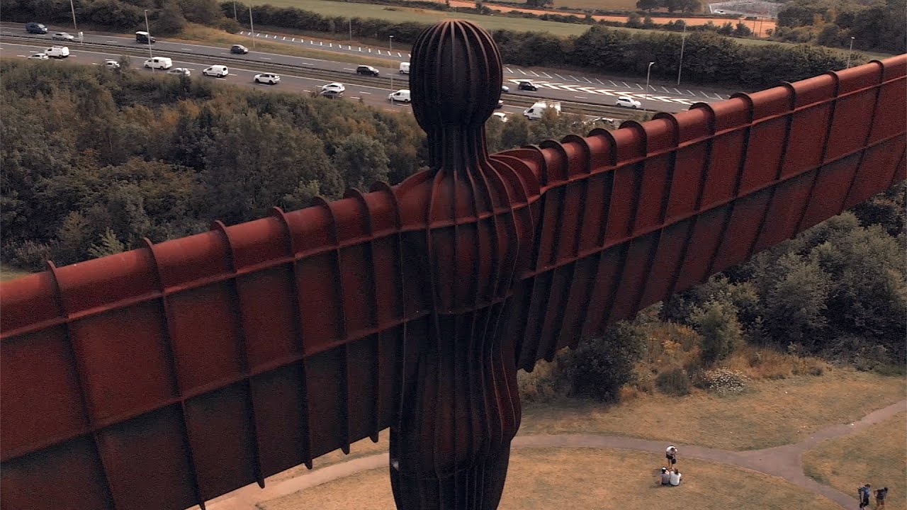 Angel of the North, Gateshead - (DJI Mavic Air)