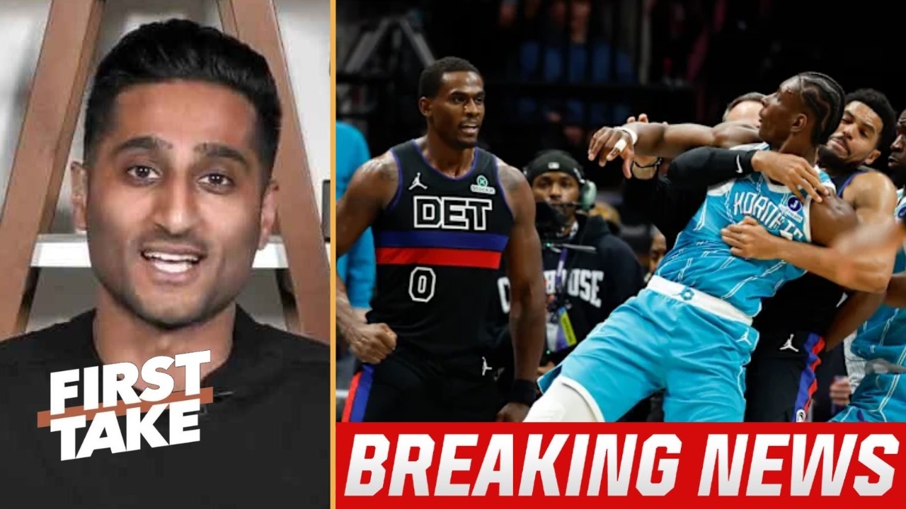 FIRST TAKE | Shams BREAKING: Isaiah Stewart, Jalen Duren suspended in Pistons fight; Paul Reed time