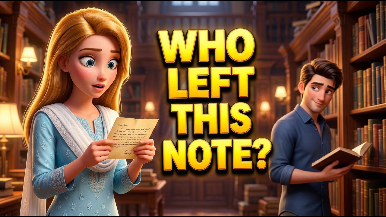 A Love Story in the Library 😮📚 | Learn English Through Animated Story & Listening Skills
