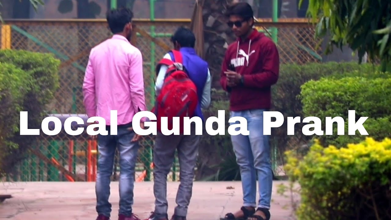 Local Gunda Prank 👑💪 !Gone wrong! video / video bye Surya Prankster 👑