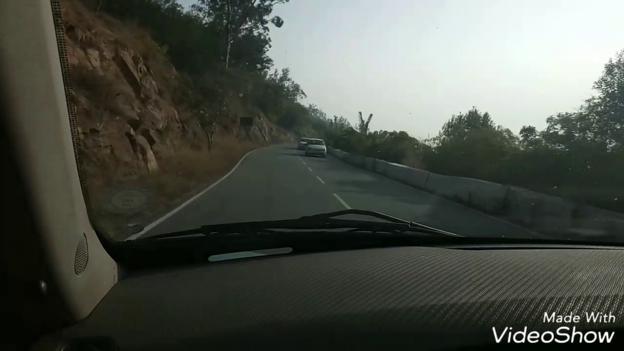 Chamundi hills road, Mysore