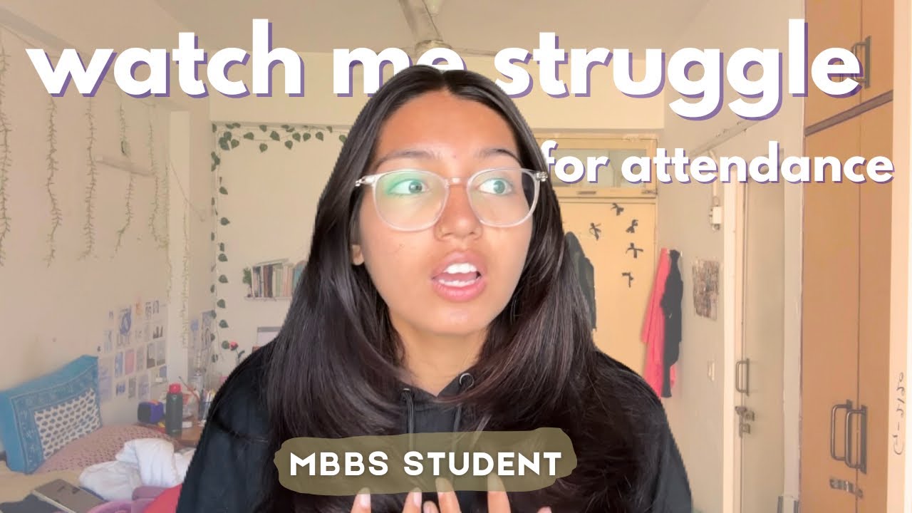 Watch me stuggle for 75% attendance as MBBS Student in real time 😭😭 ( fest preparation )