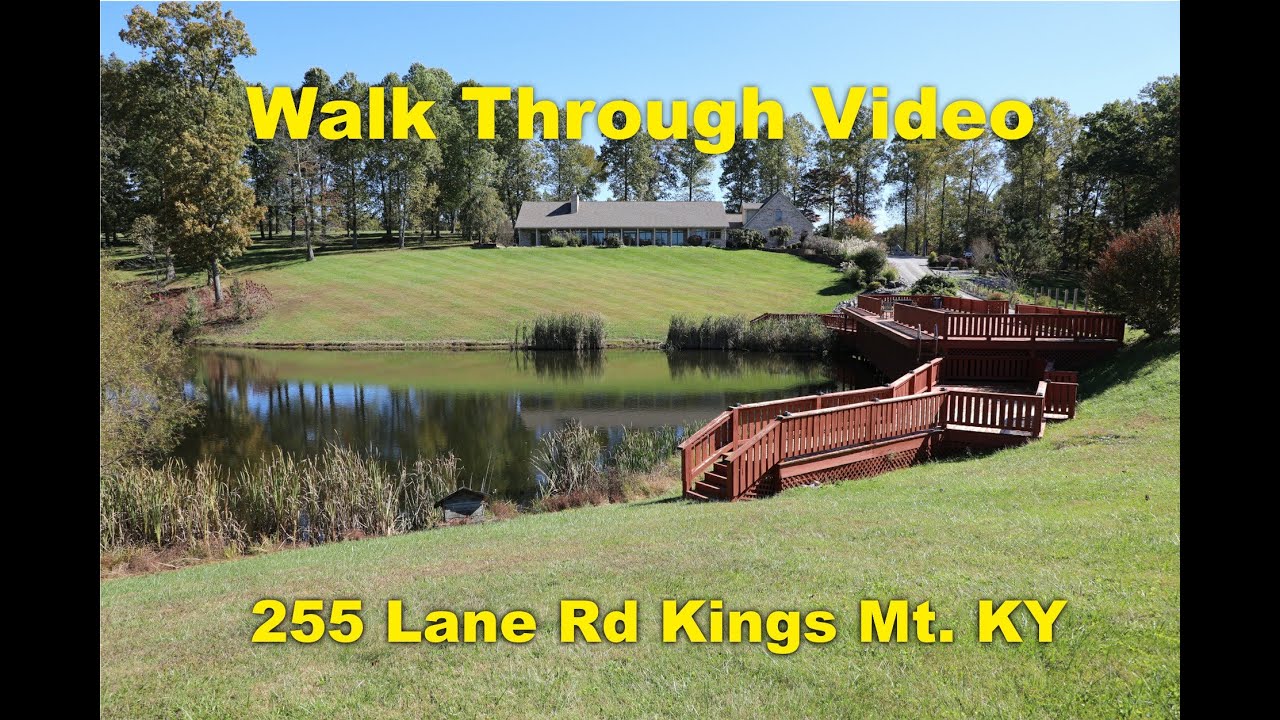 SOLD ! Country Home for sale on 20.53 acres located at 255 Lane Rd - Kings Mountain, KY.