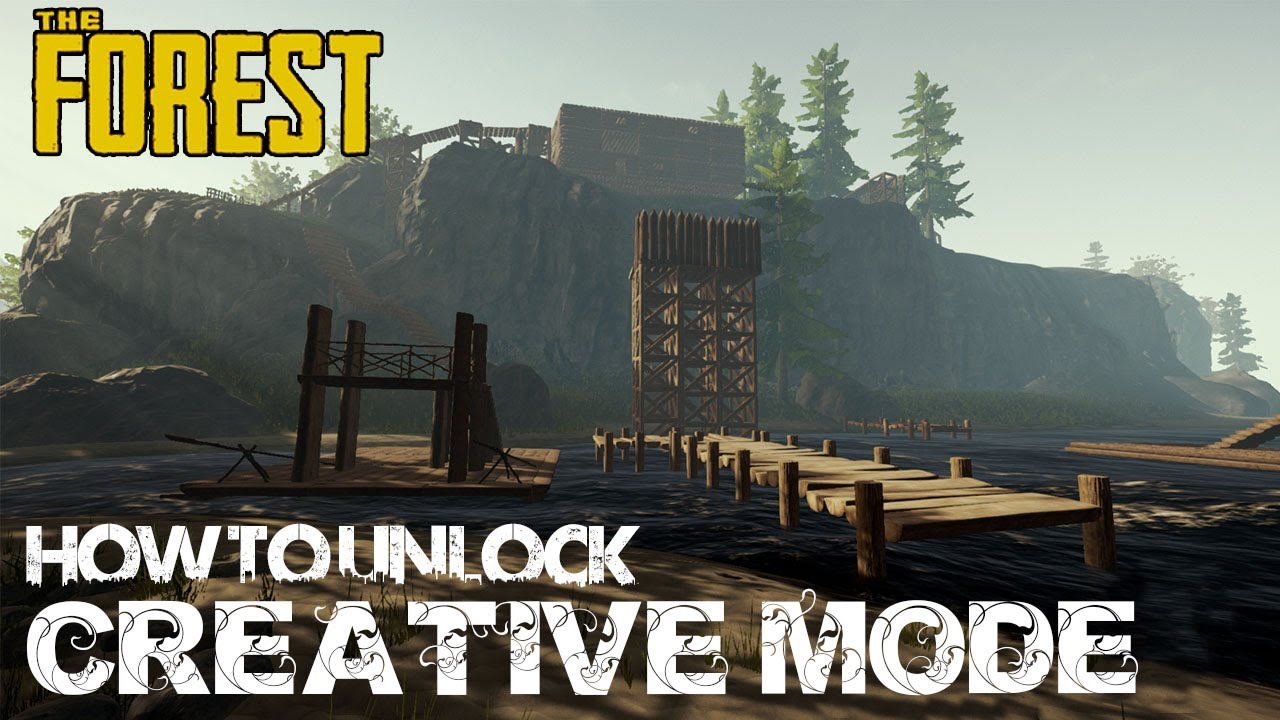 HOW TO UNLOCK THE CREATIVE MODE IN THE FOREST.