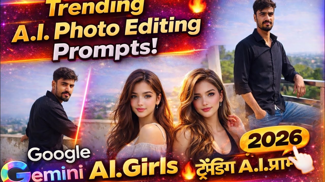 AI Girls Photo Editing Prompts | Google Gemini Trending AI Prompt 2026