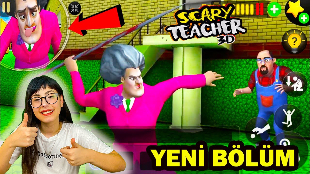SCARY TEACHER 3D KORKUNÇ  ÖĞRETMENE BÜYÜK ŞAKA P*P*SUNA OK SAPLANDI YENİ BÖLÜM EYLÜL LAL