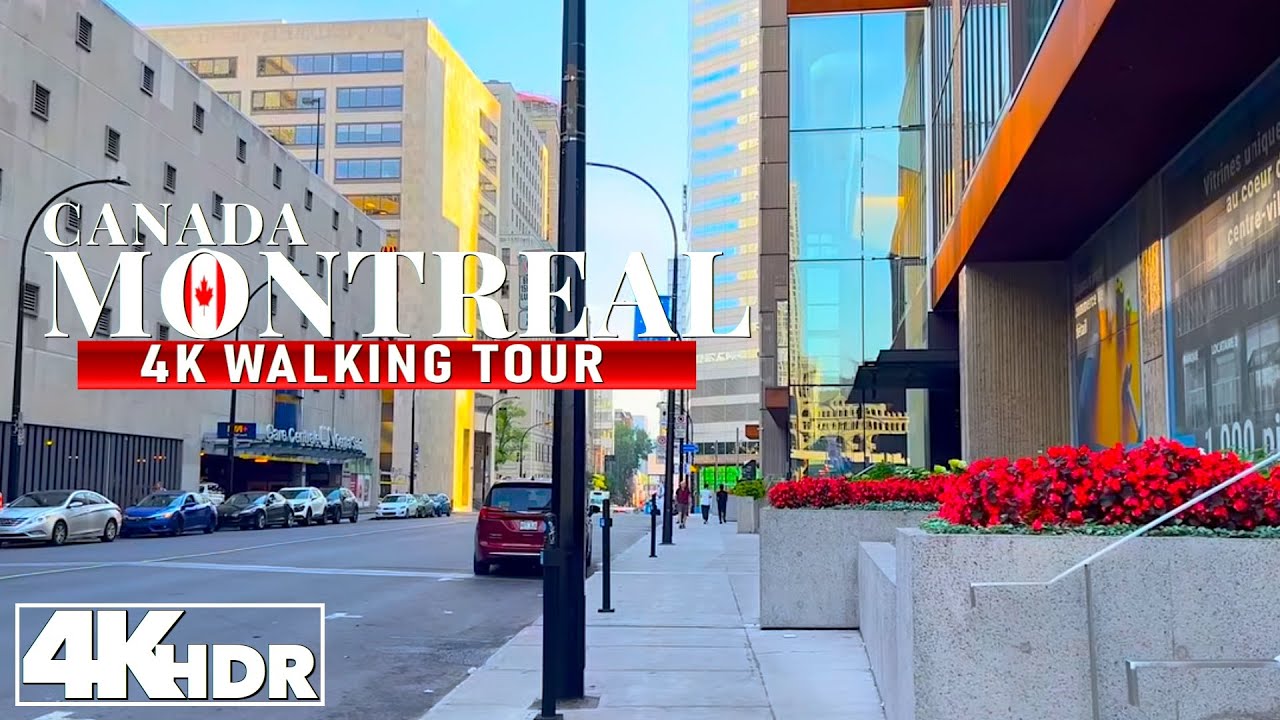 Sherbrooke Quebec Canada 🇨🇦 To Montreal City Driving Tour in 4K