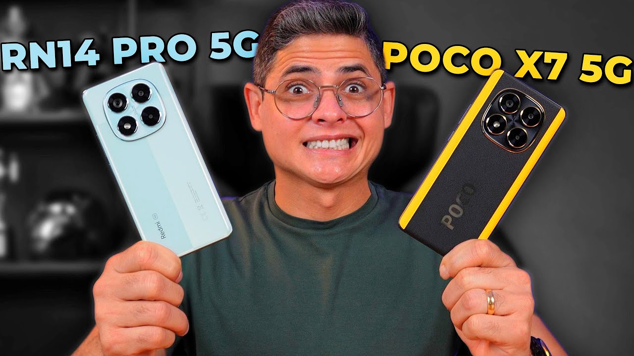 Qual o MELHOR? Xiaomi POCO X7 5G ou Redmi Note 14 Pro 5G! Comparativo de qual VOCÊ DEVE COMPRAR!