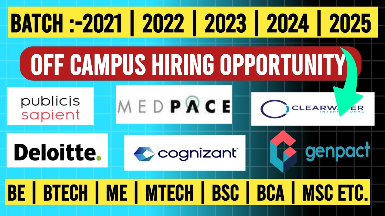 off campus drive for 2025 batch  | off campus drive for 2024 batch | off campus latest hiring