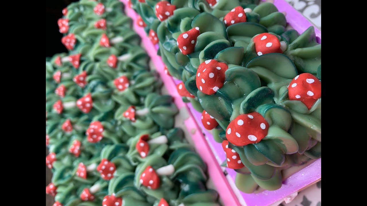 Mushroom Cold Process Soap Making and Cutting | BoooBerry Soaps and Candles