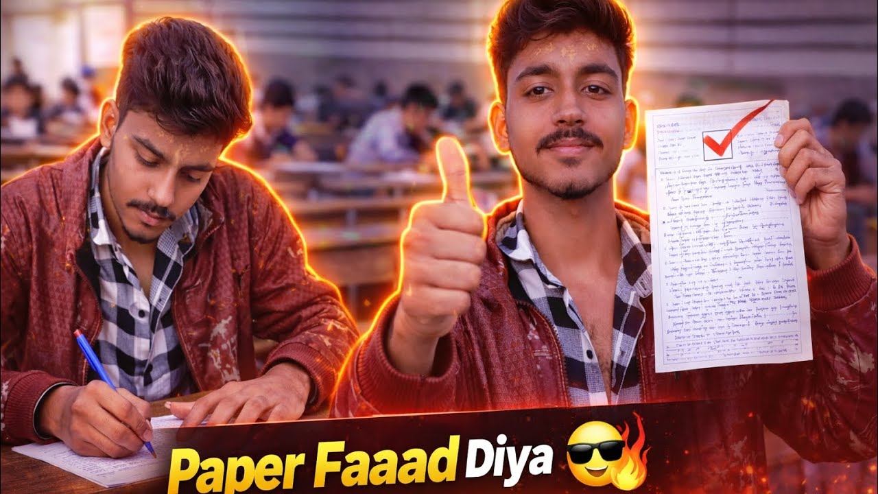 “Paper Easy Tha Ya Main Genius? 😎🔥 Sach Bataya Vlog Me!” 