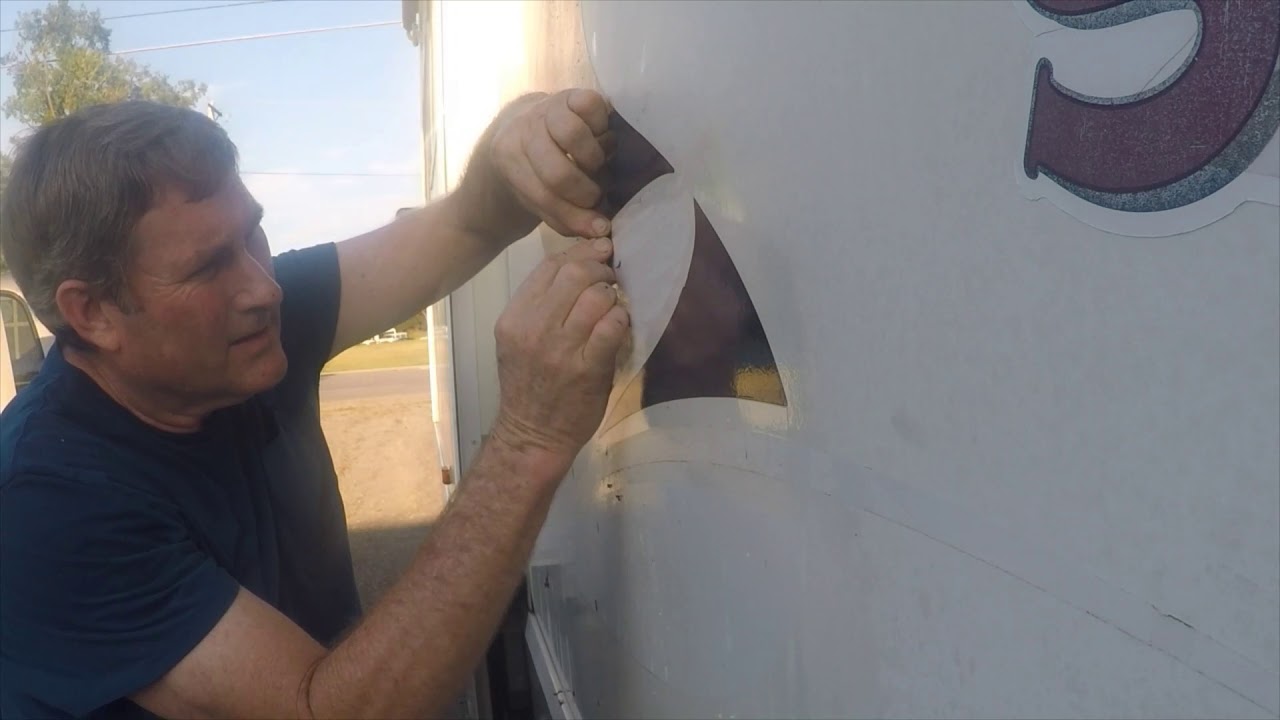 Motorhome Decal replacement. From start to finish.