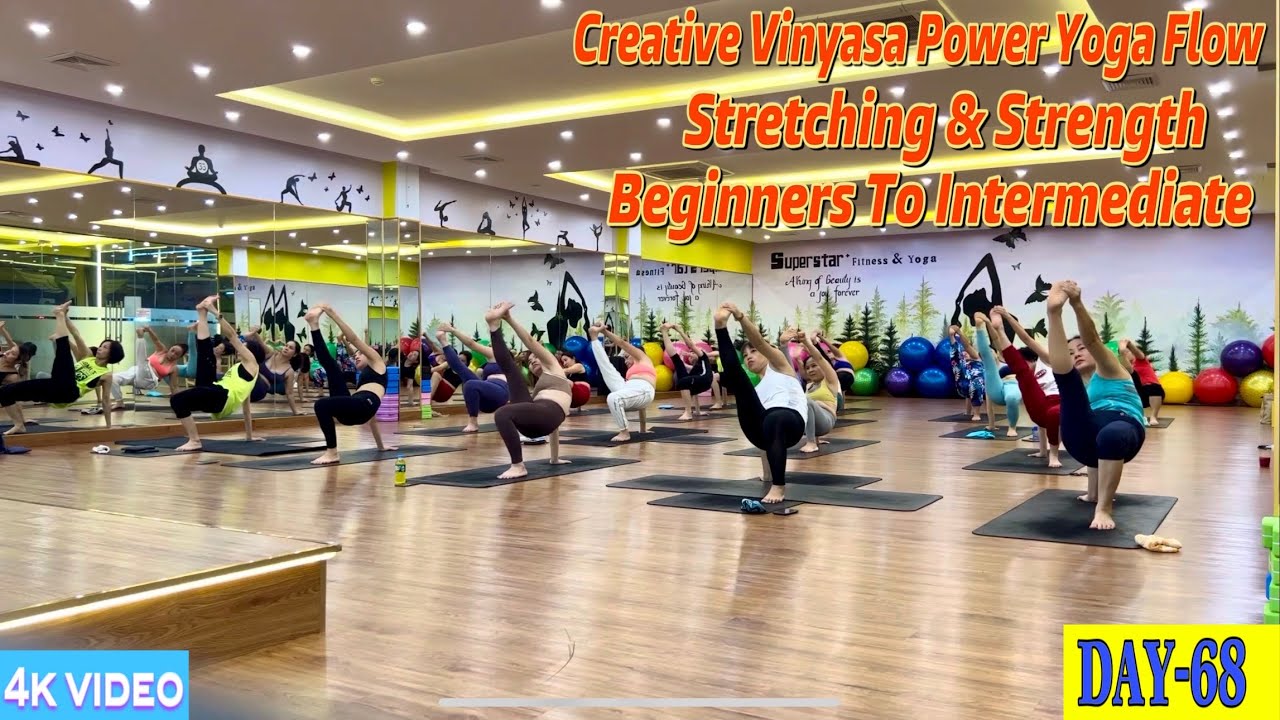 DAY-68 Creative Vinyasa Power Yoga Flow  Stretching & Strength | Master Ranjeet Singh Bhatia |